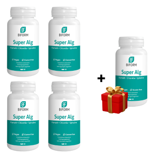Super Alg – 4 x 60 Kapseln + 1 x 60 Kapseln gratis