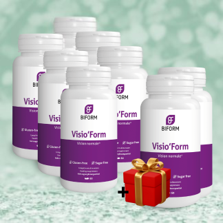 VISIO’FORM 6 x 60 KAPSELN FÜR 6 MONATE + 2 GRATIS
