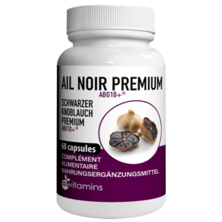 Schwarzer Knoblauch PREMIUM ABG10+ 1 Dose mit 60 Kapseln