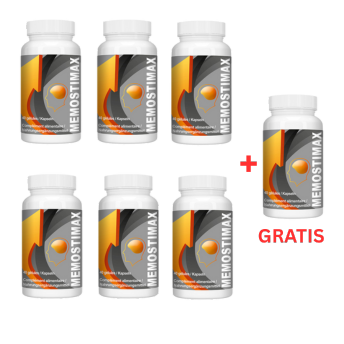 Memostimax 6 Dosen mit je 40 Kapseln + 1 Dose gratis